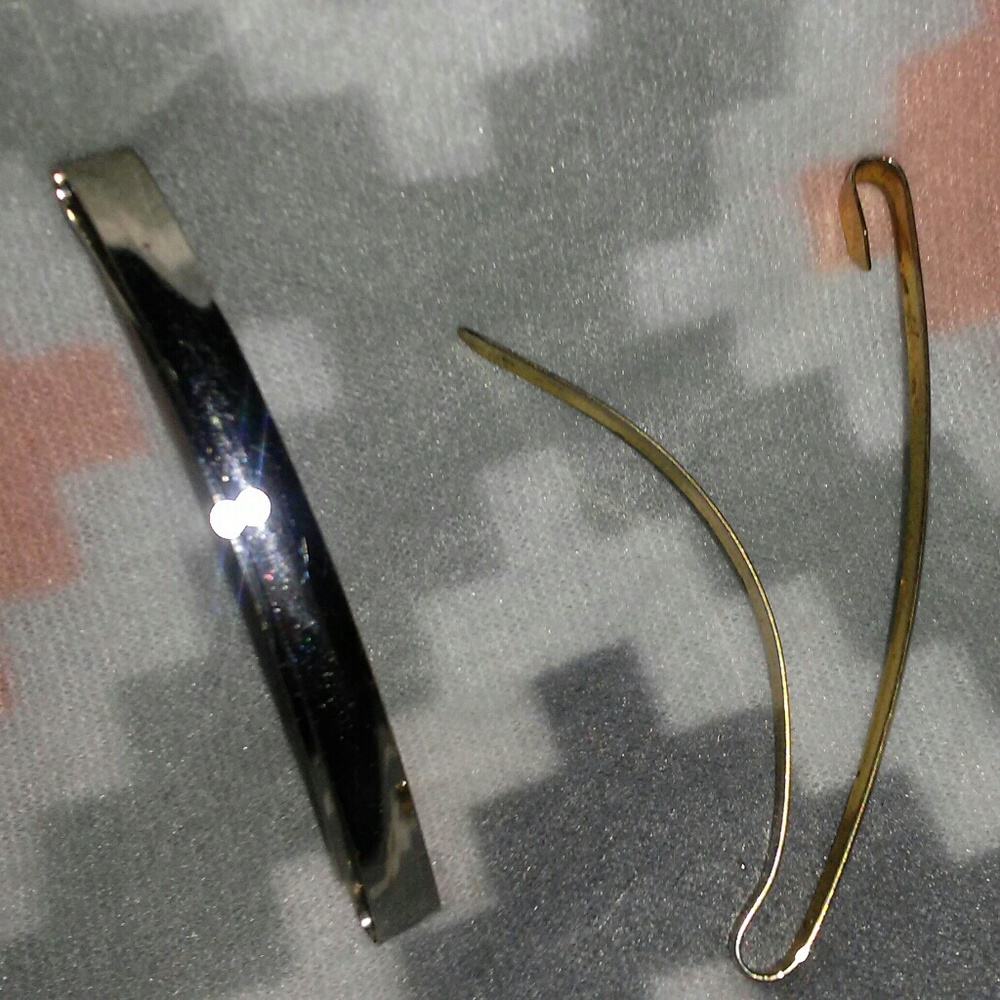 Gold & Silver hair clips
